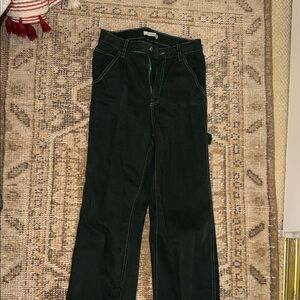 Green pacsun cargo Wide-Leg Jeans